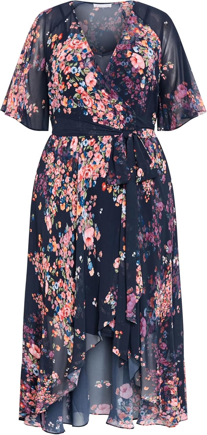 image:imageCity Chic Plus Size Dress Lovers Lane PrintRoyal Blue