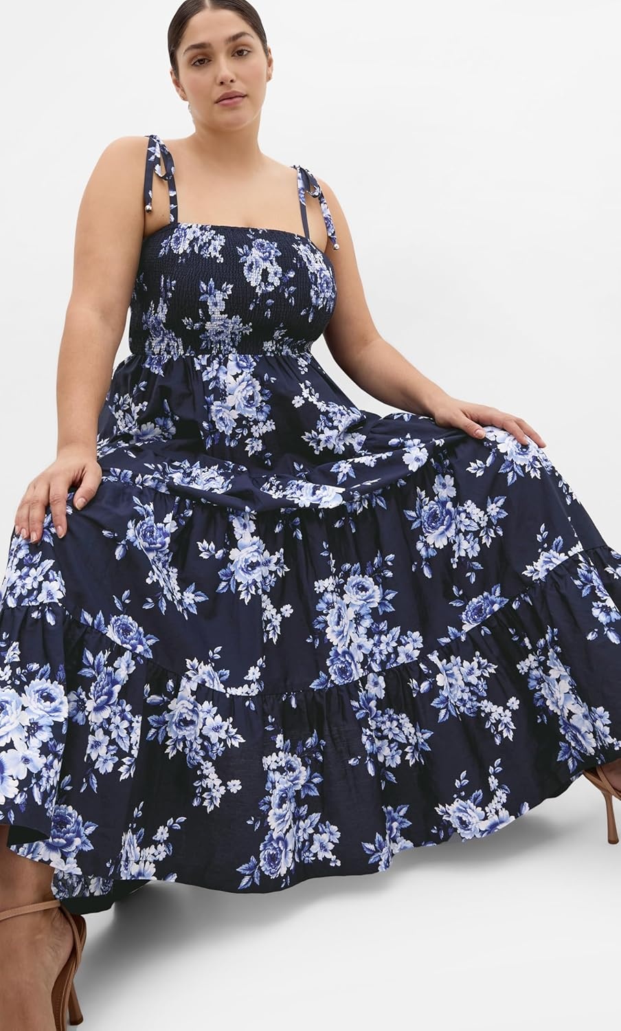 image:imageCity Chic Plus Size Dress Marli Floral Tier MaxiAmalfi Fl