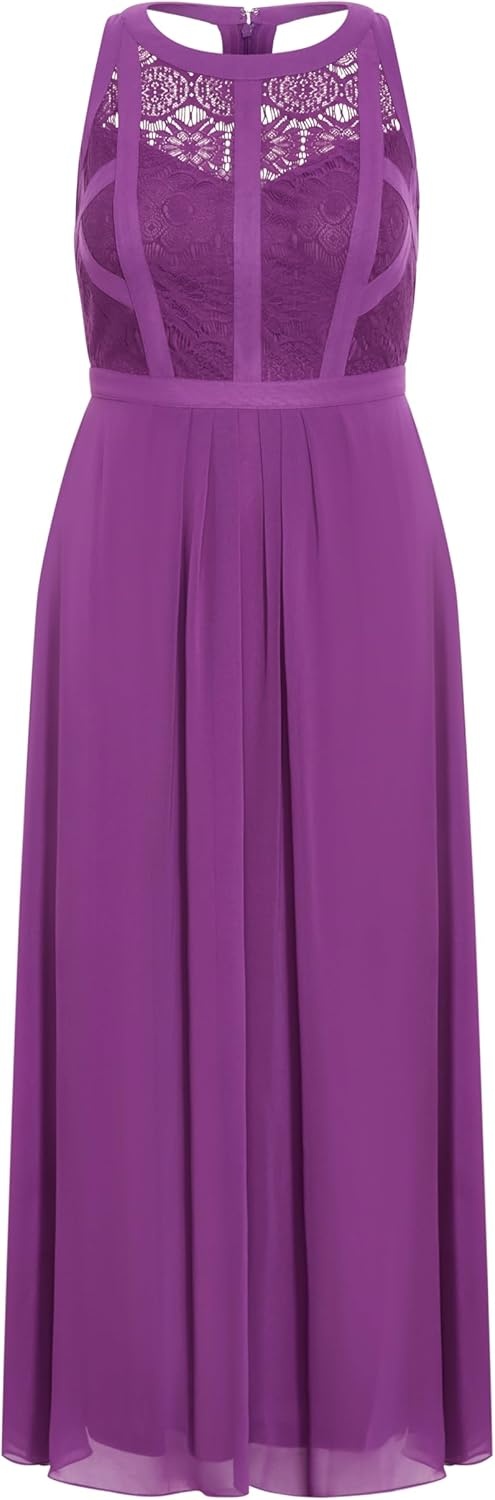 image:imageCity Chic Plus Size Dress Panelled Bodice MaxiHollyhock