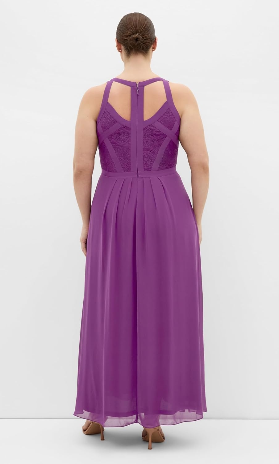 image:imageCity Chic Plus Size Dress Panelled Bodice MaxiHollyhock
