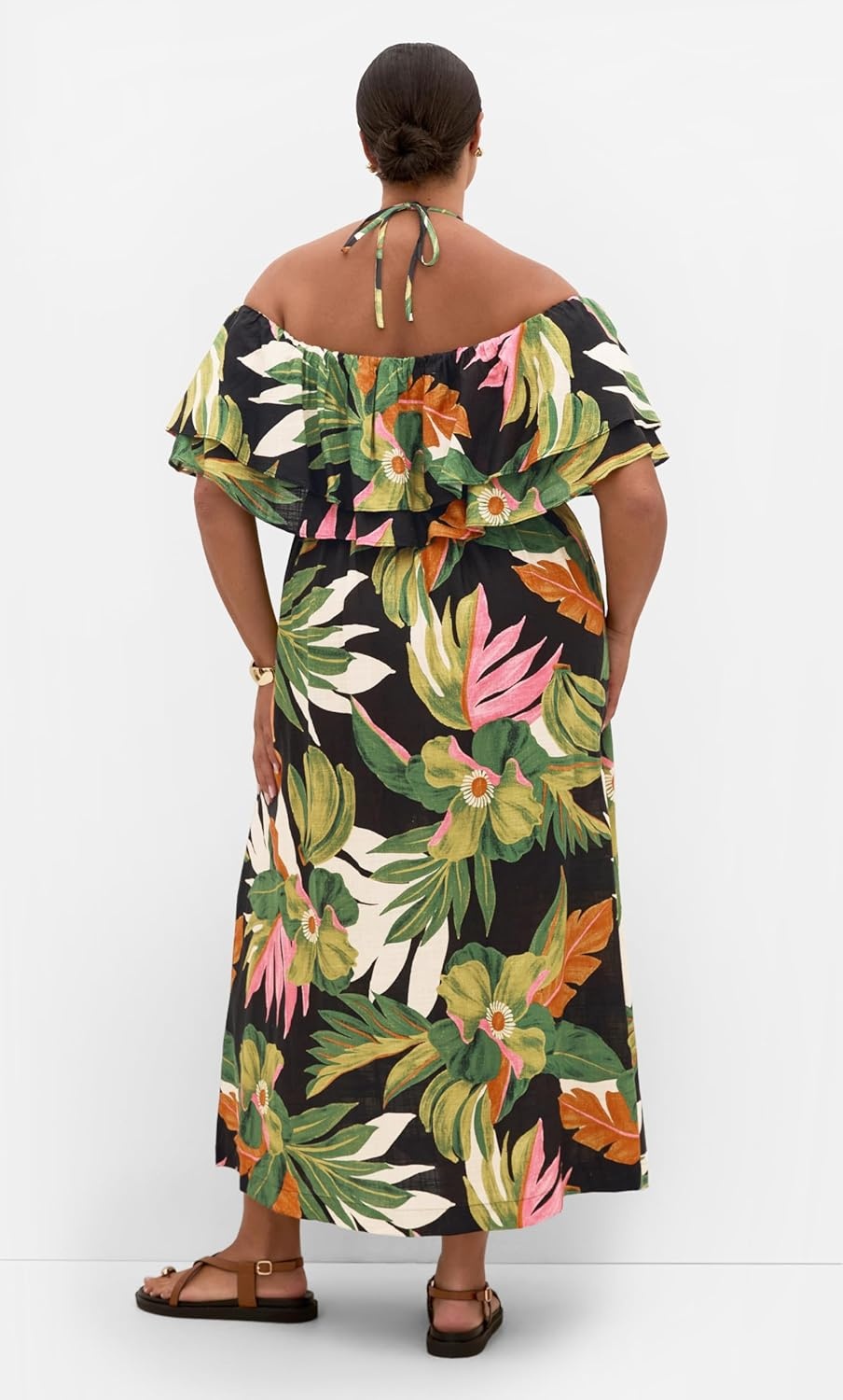image:imageCity Chic Plus Size Dress Paradiso Print MaxiParadiso Prt