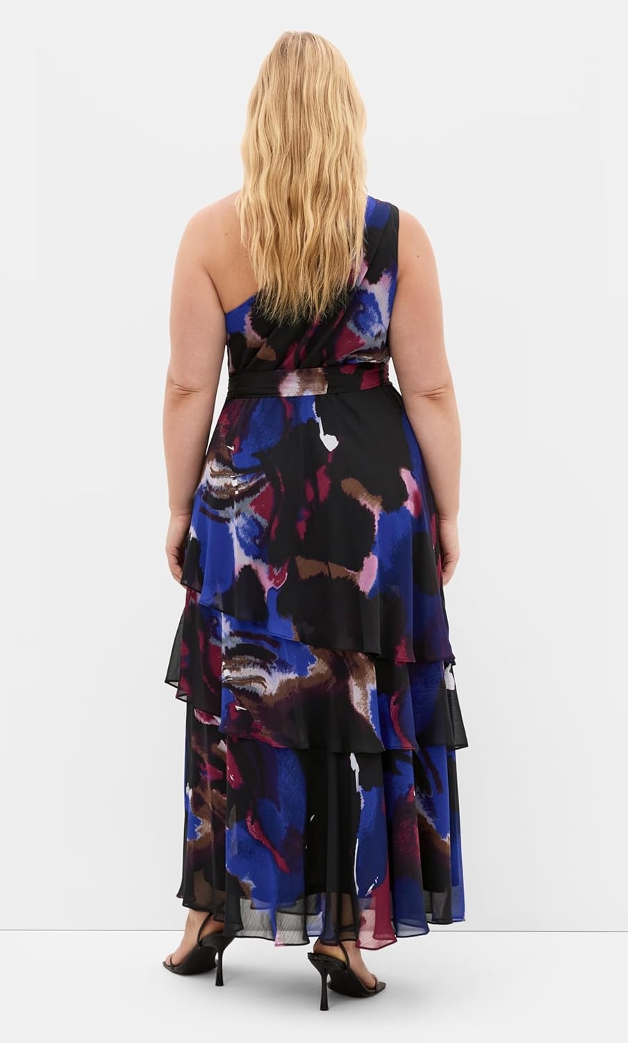 image:imageCity Chic Plus Size Dress Rendezvous One Shoulder MaxiFade