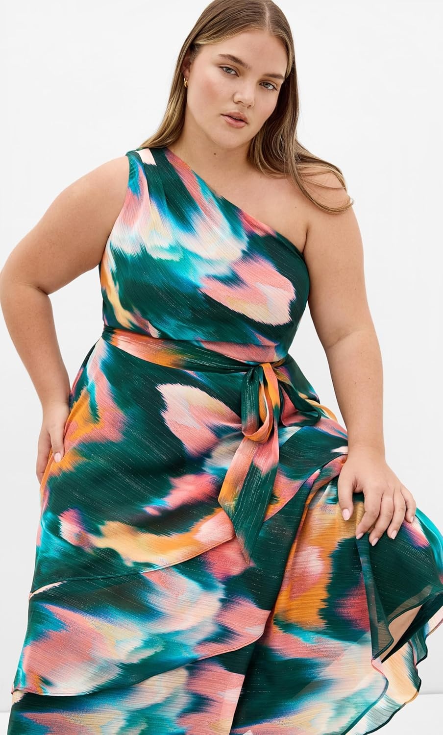 image:imageCity Chic Plus Size Dress Rendezvous One Shoulder MaxiRendezvous