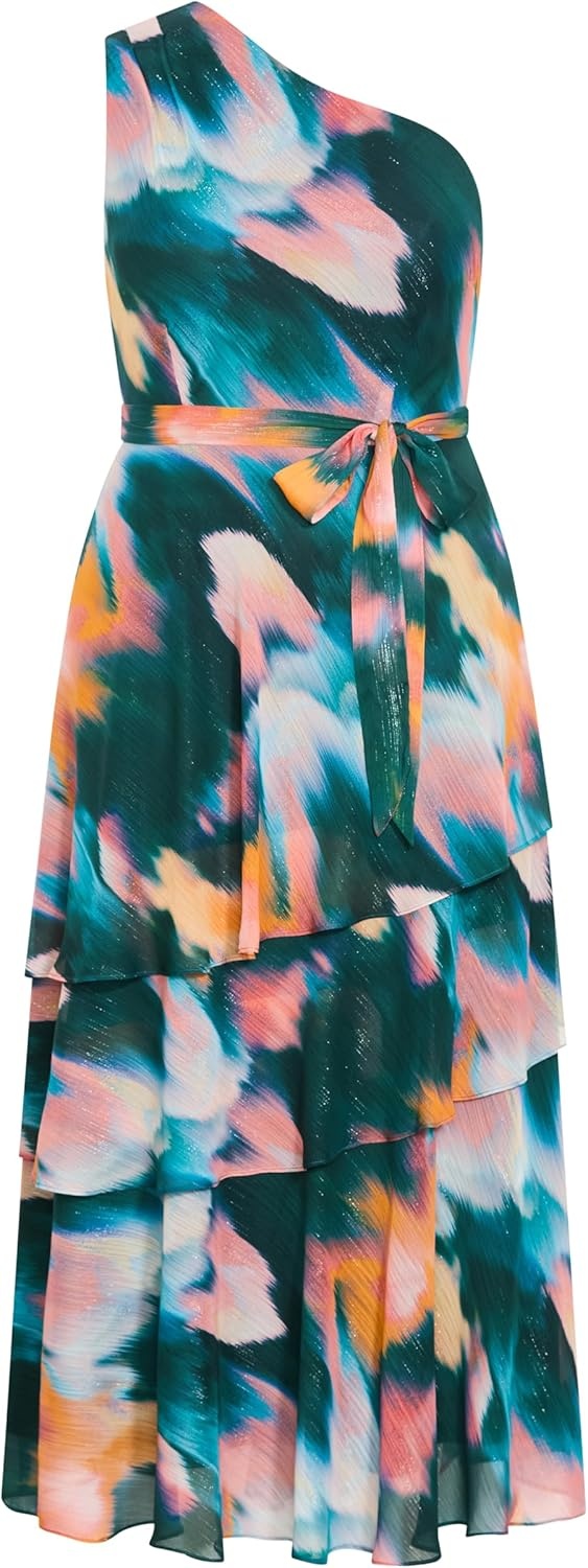 image:imageCity Chic Plus Size Dress Rendezvous One Shoulder MaxiRendezvous