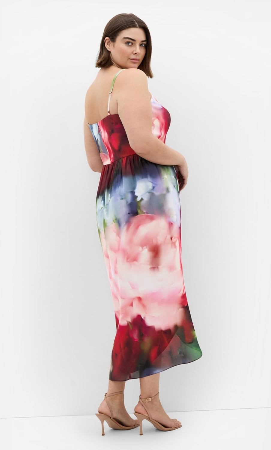 image:imageCity Chic Plus Size Dress Sassy Floral Print Tulip MidiTemptation Fl