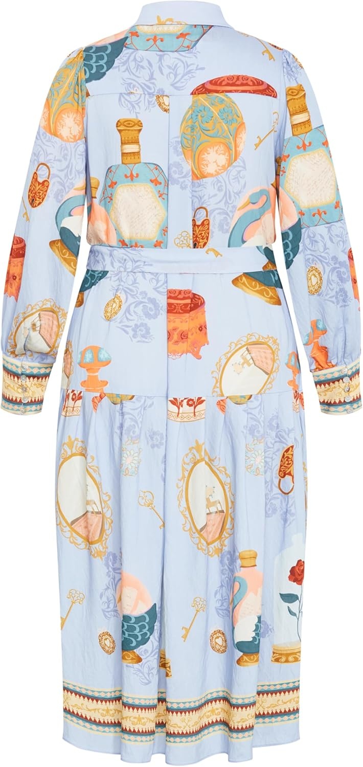 image:imageCity Chic Plus Size Dress Stella Beauty Print MaxiRefined Beauty