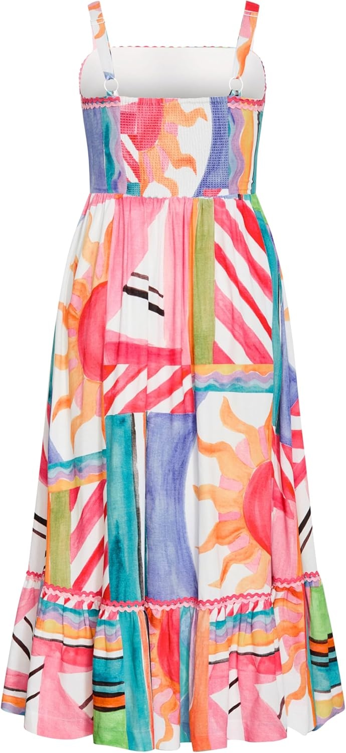 image:imageCity Chic Plus Size Dress Sunlit Print MaxiSunlit Days