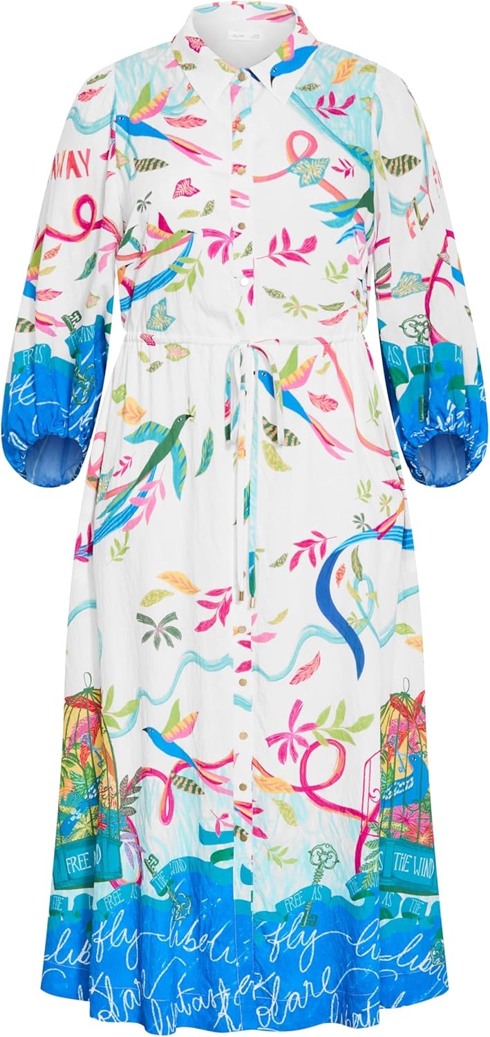 image:imageCity Chic Plus Size Dress Tahlia Spirit Print MaxiFree Spirit