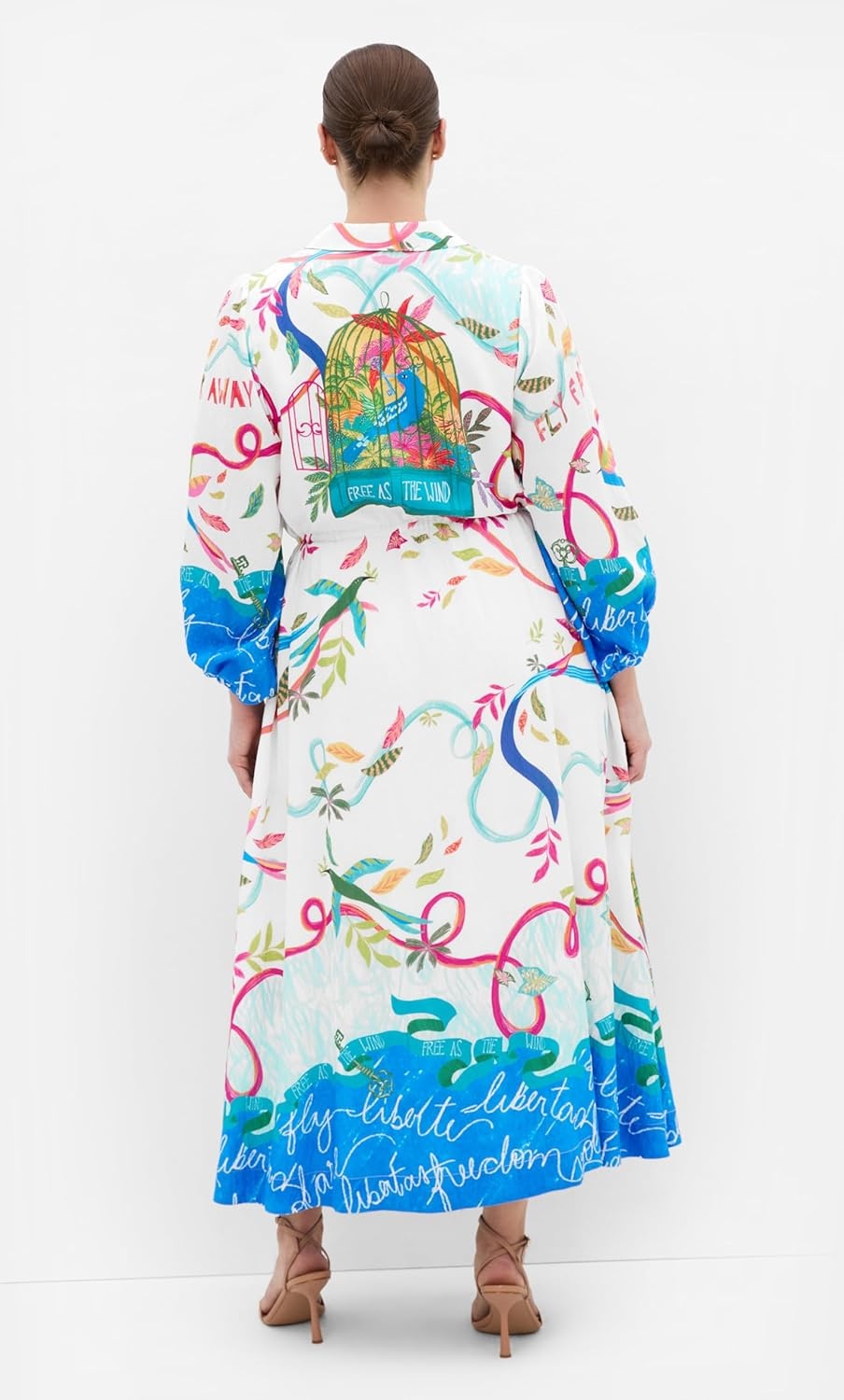 image:imageCity Chic Plus Size Dress Tahlia Spirit Print MaxiFree Spirit