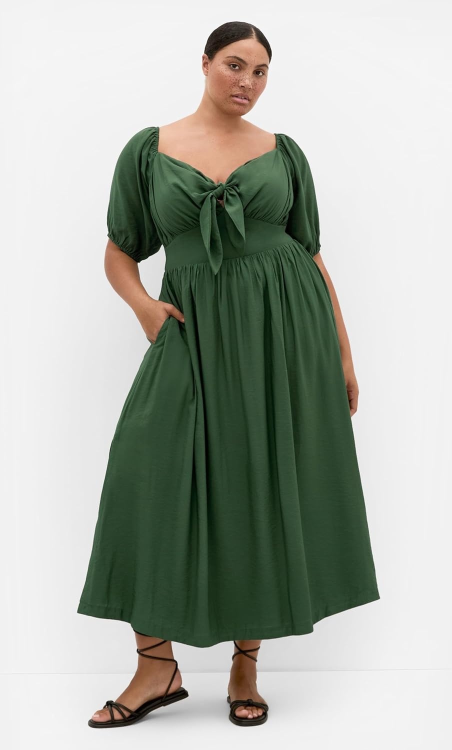 image:imageCity Chic Plus Size Dress Villa Roma Tie FrontJungle
