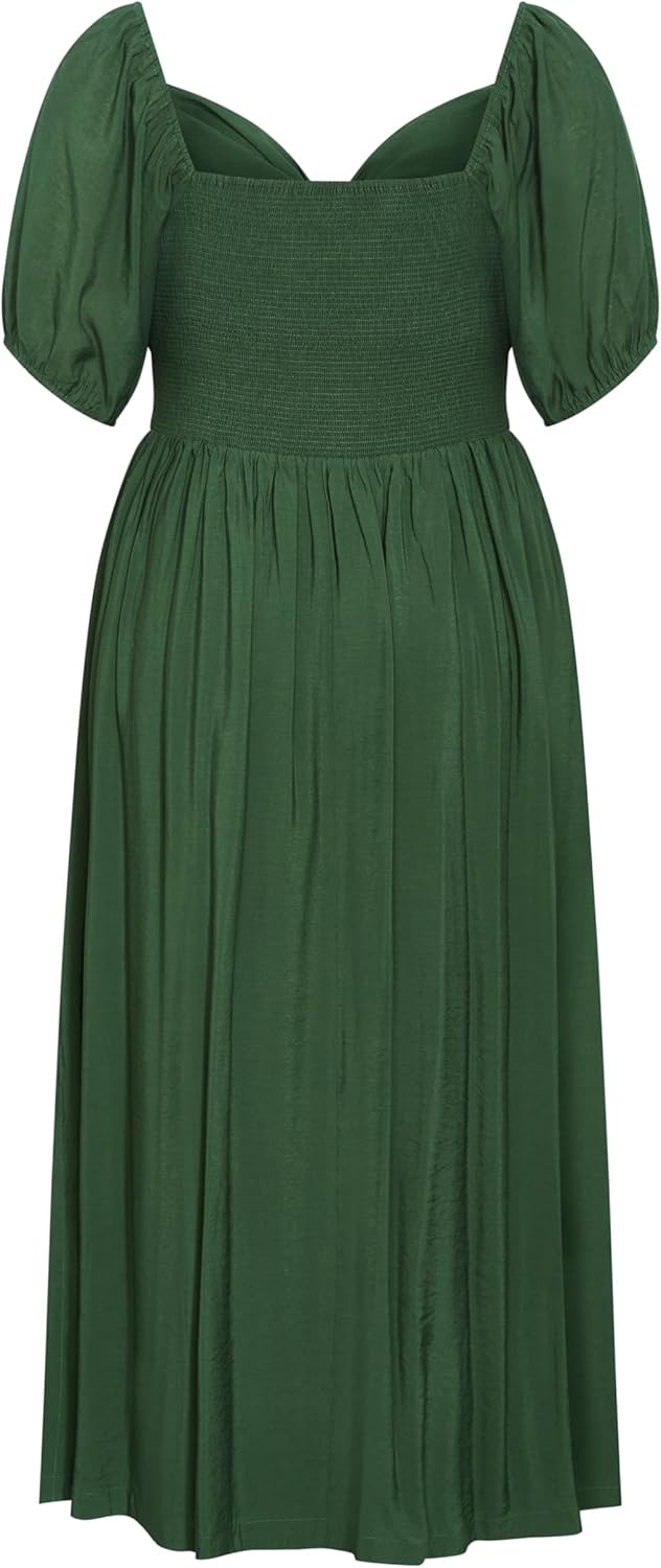 image:imageCity Chic Plus Size Dress Villa Roma Tie FrontJungle