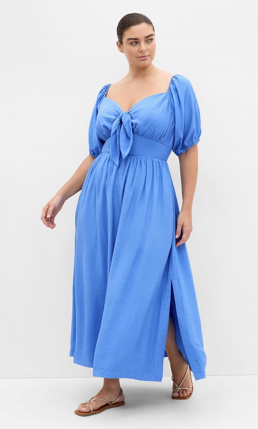 image:imageCity Chic Plus Size Dress Villa Roma Tie FrontOcean