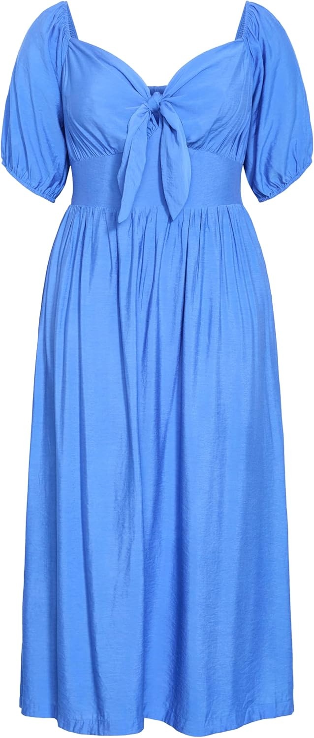 image:imageCity Chic Plus Size Dress Villa Roma Tie FrontOcean