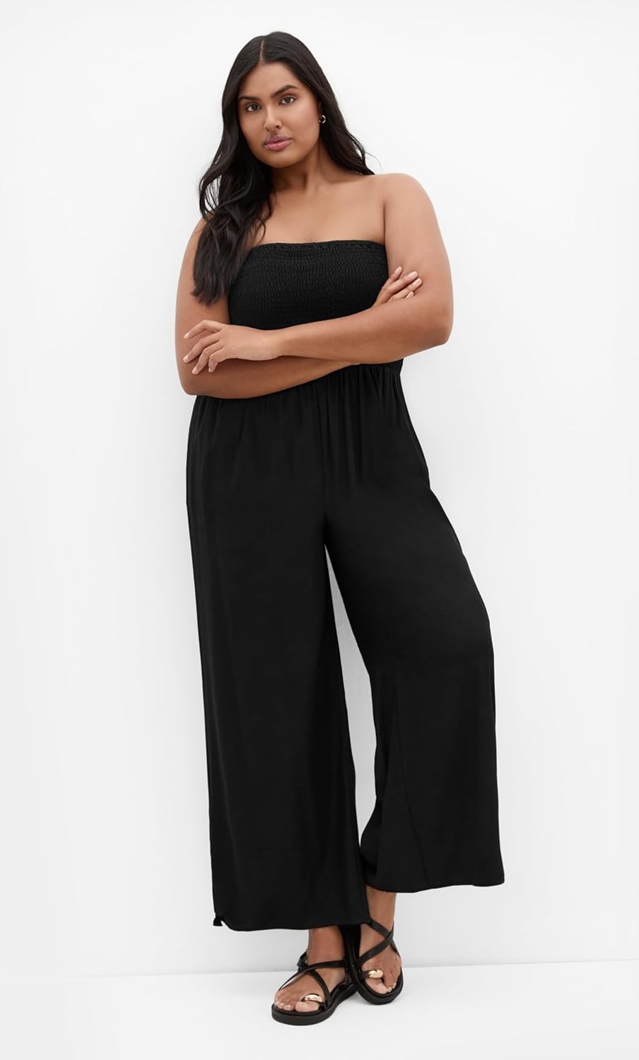 image:imageCity Chic Plus Size Jumpsuit Ally StraplessBlack