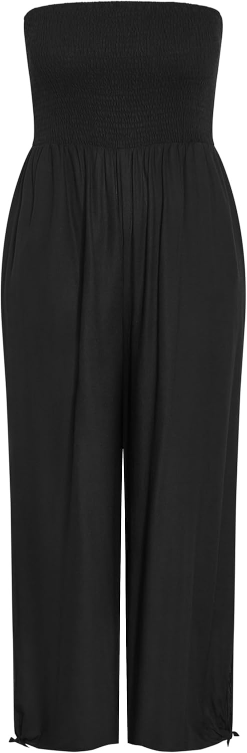 image:imageCity Chic Plus Size Jumpsuit Ally StraplessBlack