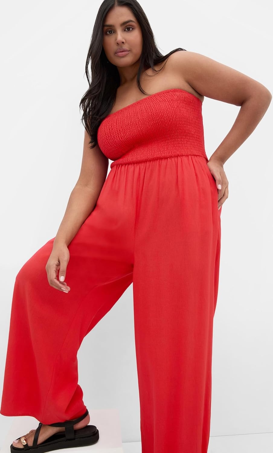 image:imageCity Chic Plus Size Jumpsuit Ally StraplessTigerlilly