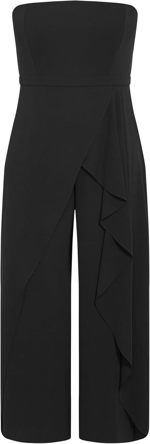 image:imageCity Chic Plus Size Jumpsuit Attract StraplessBlack