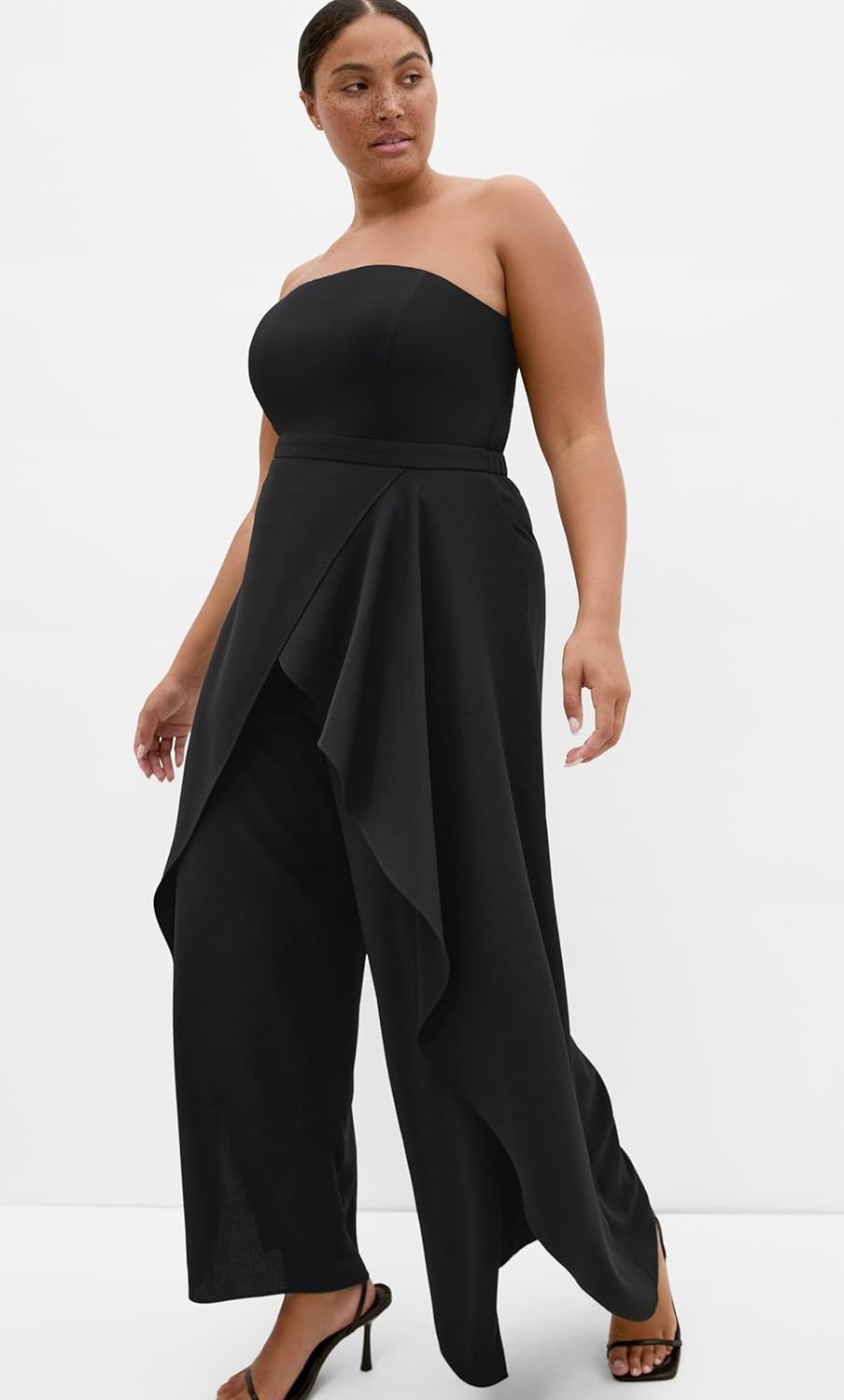 image:imageCity Chic Plus Size Jumpsuit Attract StraplessBlack