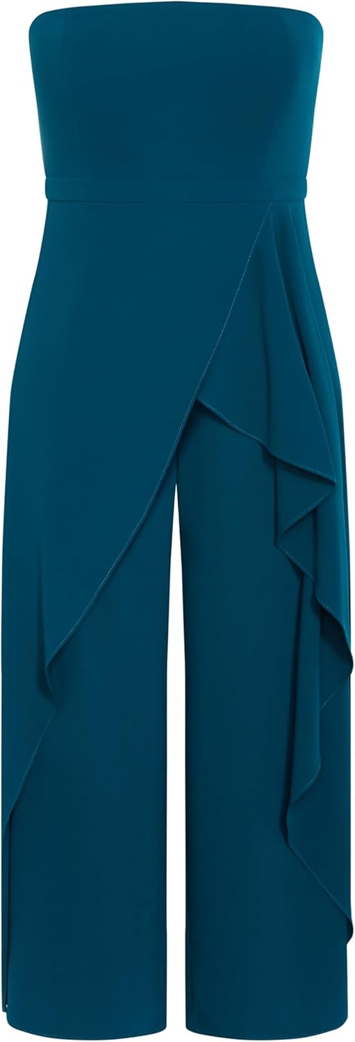 image:imageCity Chic Plus Size Jumpsuit Attract StraplessEmerald