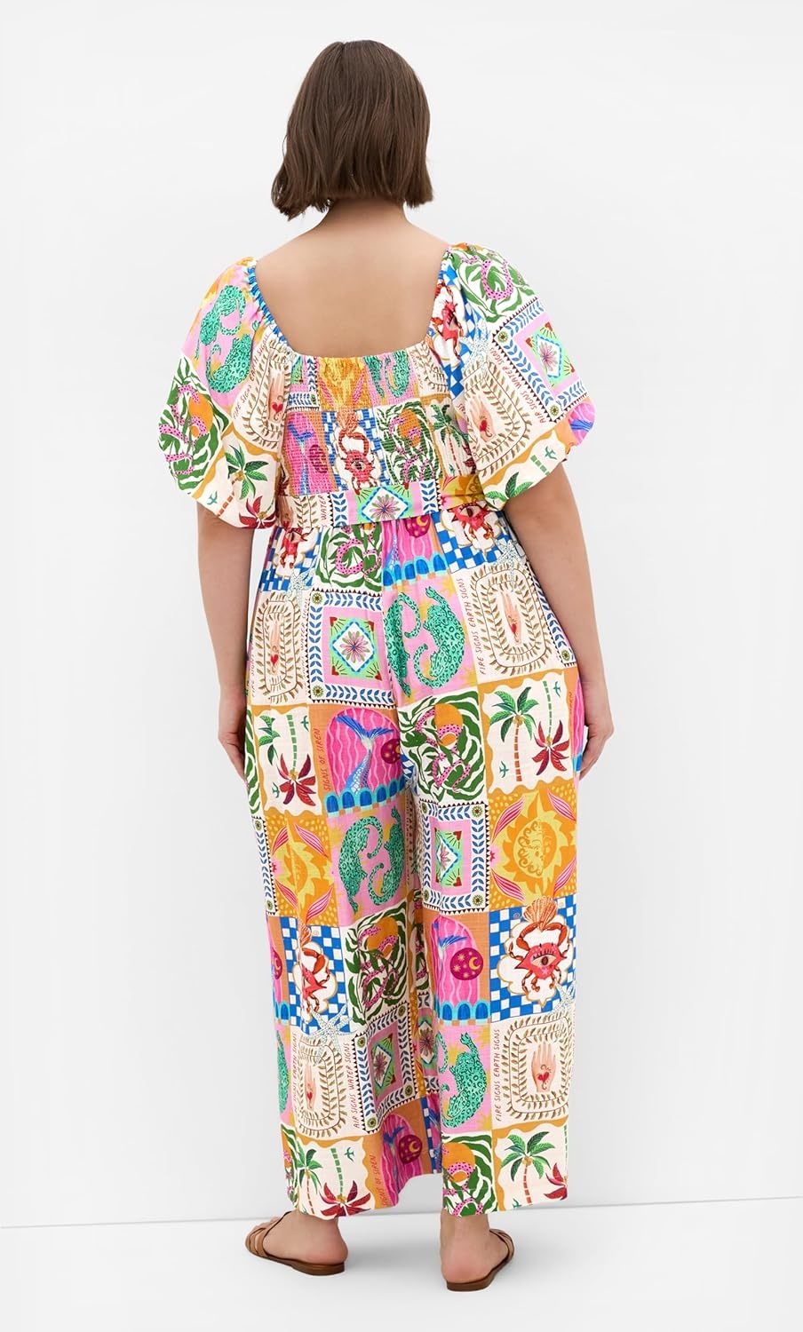 image:imageCity Chic Plus Size Jumpsuit Positano Print