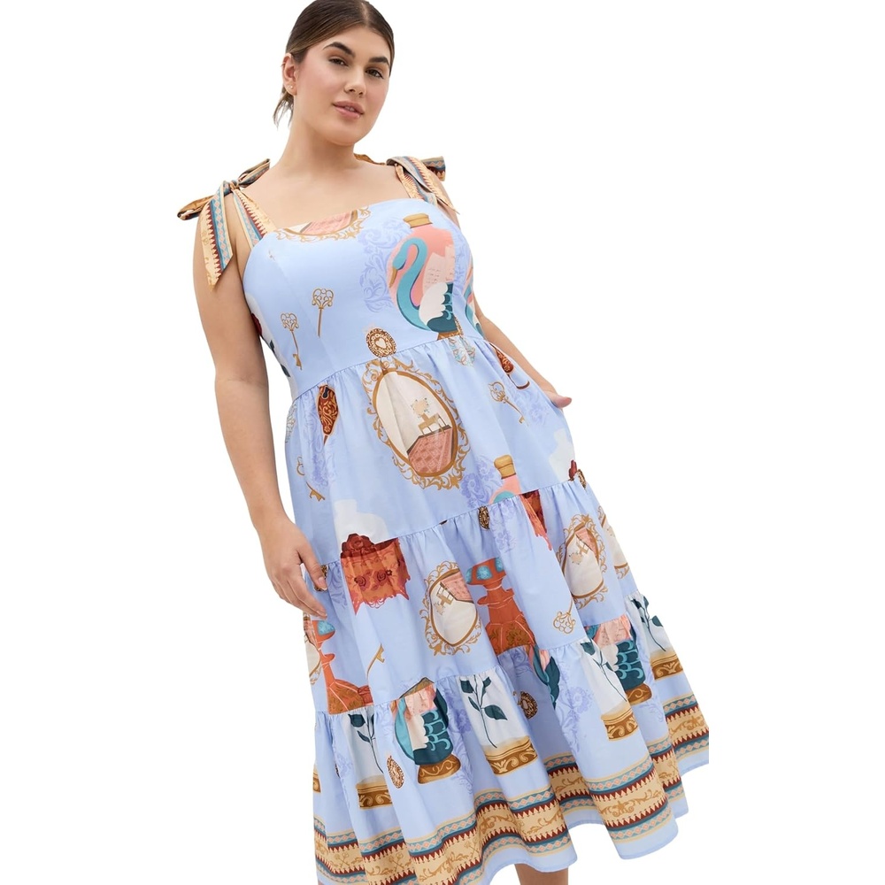 image:imageCity Chic Plus Size Dress Casey Beauty Print BorderRefined Beauty