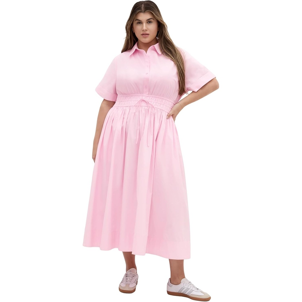 image:imageCity Chic Plus Size Dress Lana MidiHeavenly Pink