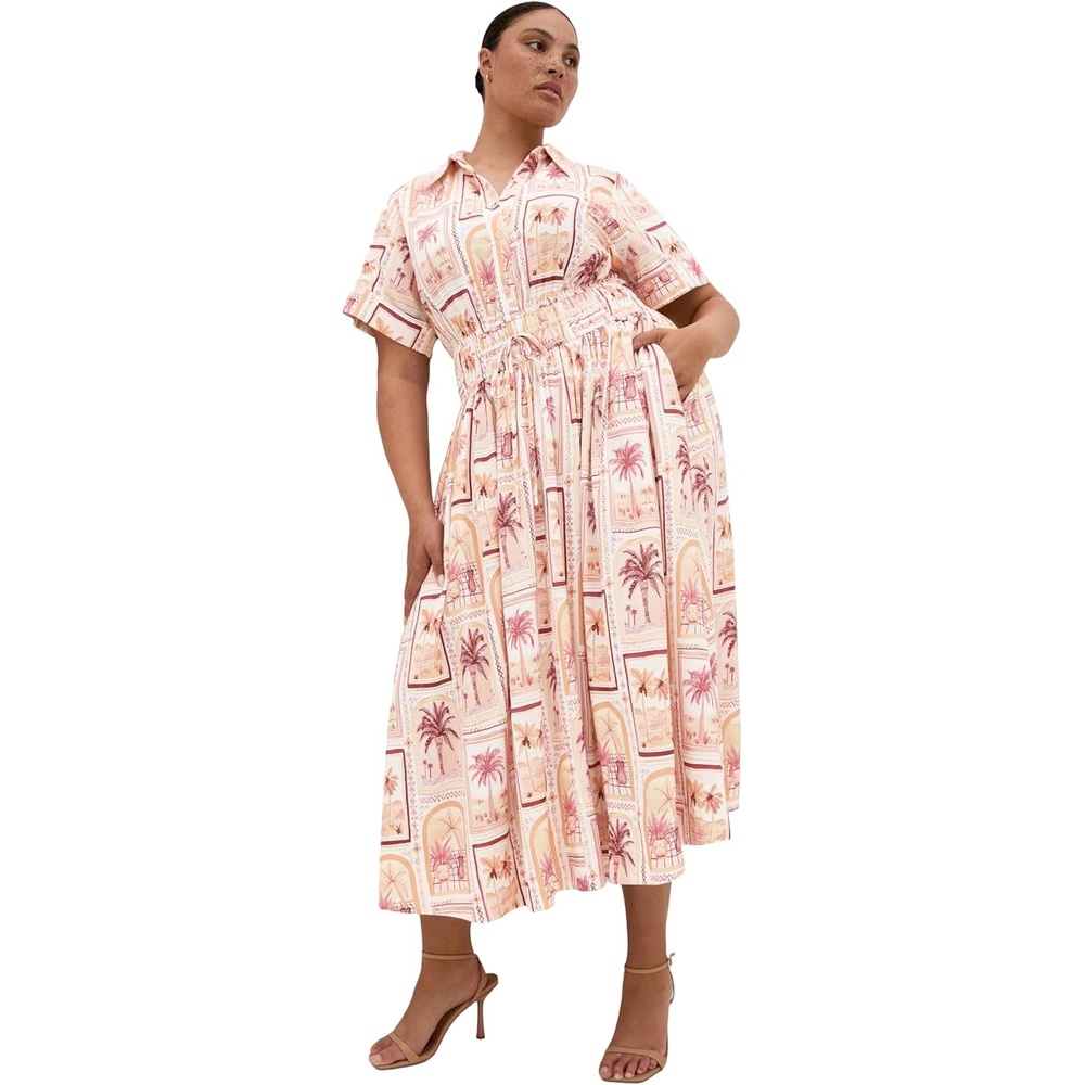 image:imageCity Chic Plus Size Dress Lana Soiree PrintPostcard Soiree