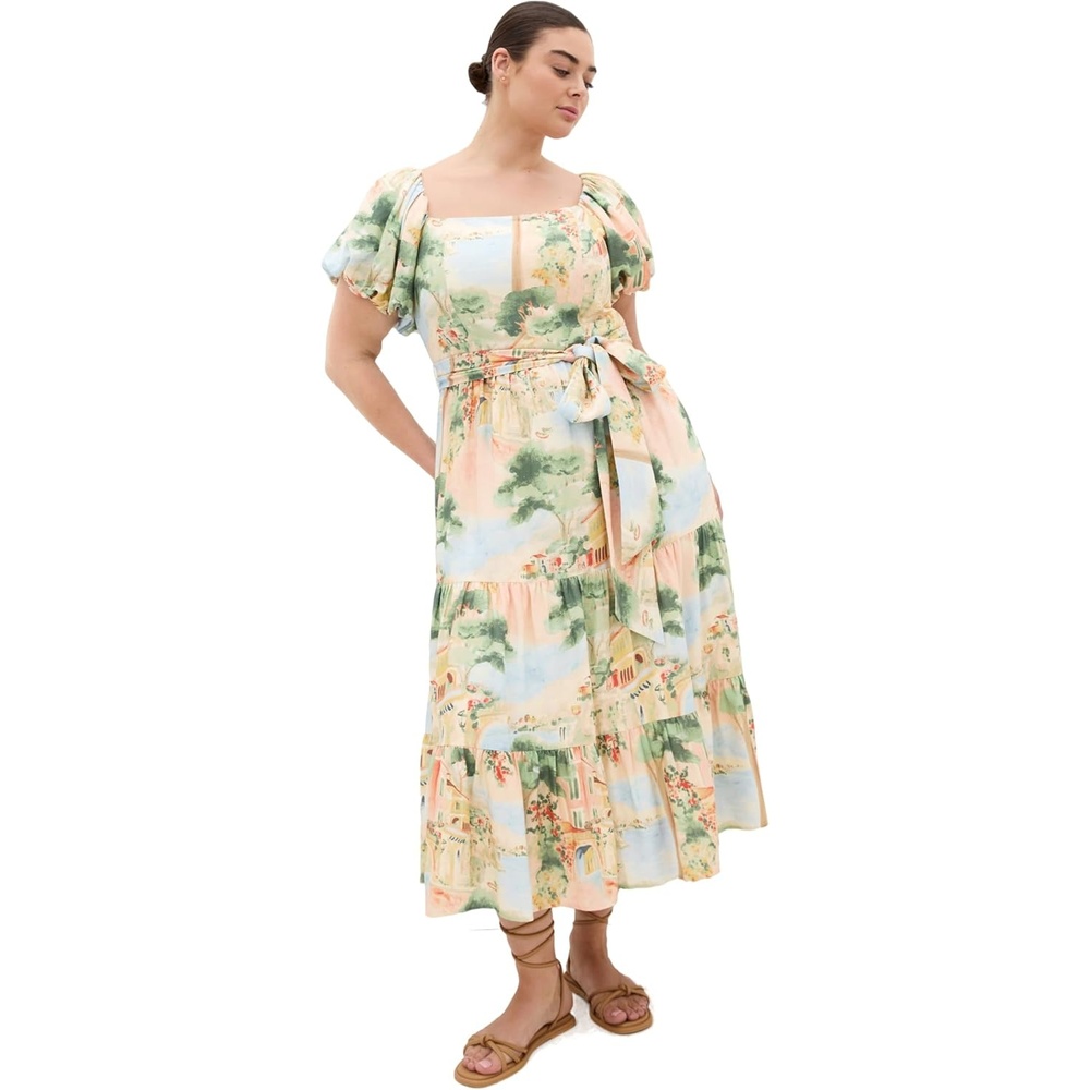 image:imageCity Chic Plus Size Dress  Laurena Sardinia Print MaxiSardinia