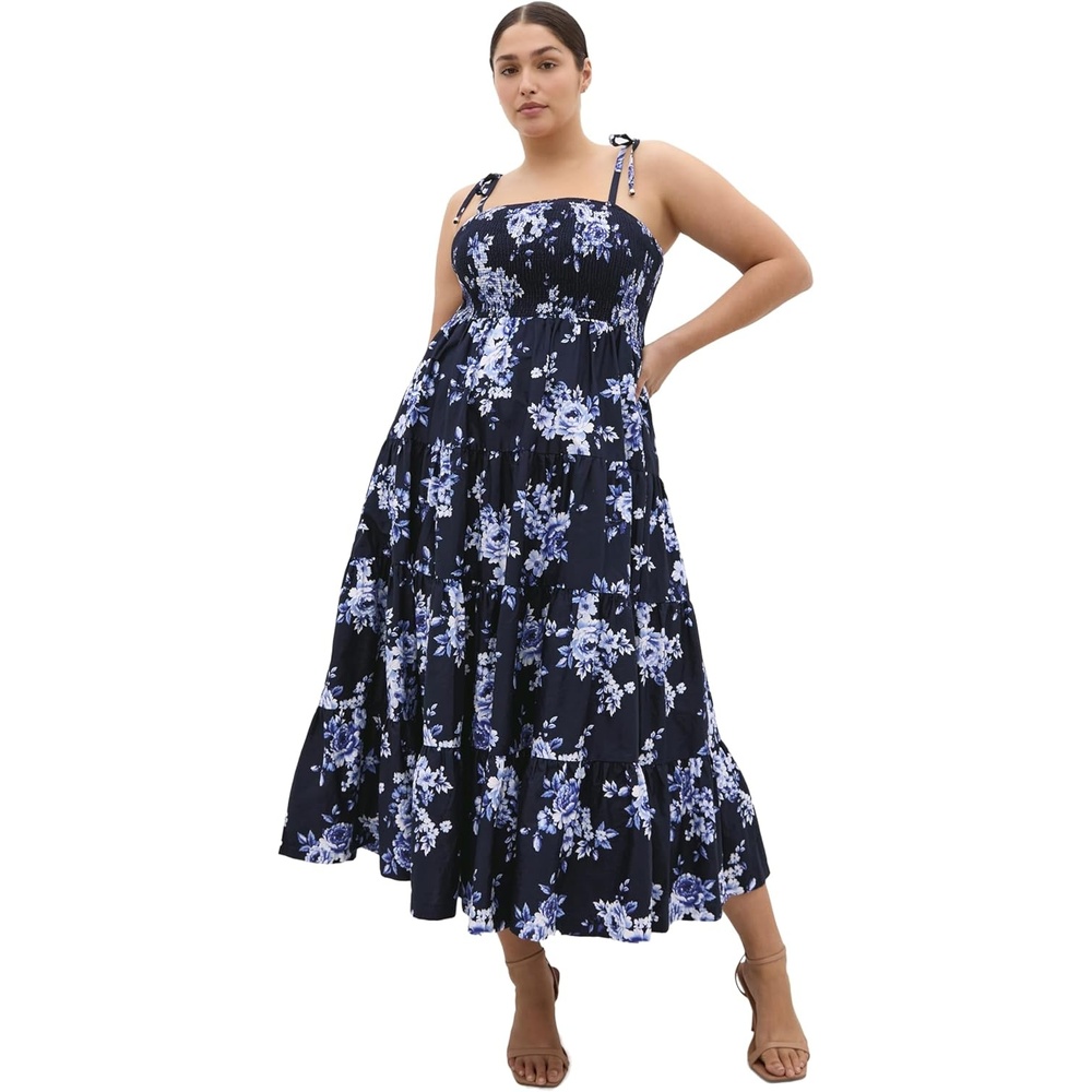image:imageCity Chic Plus Size Dress Marli Floral Tier MaxiAmalfi Fl