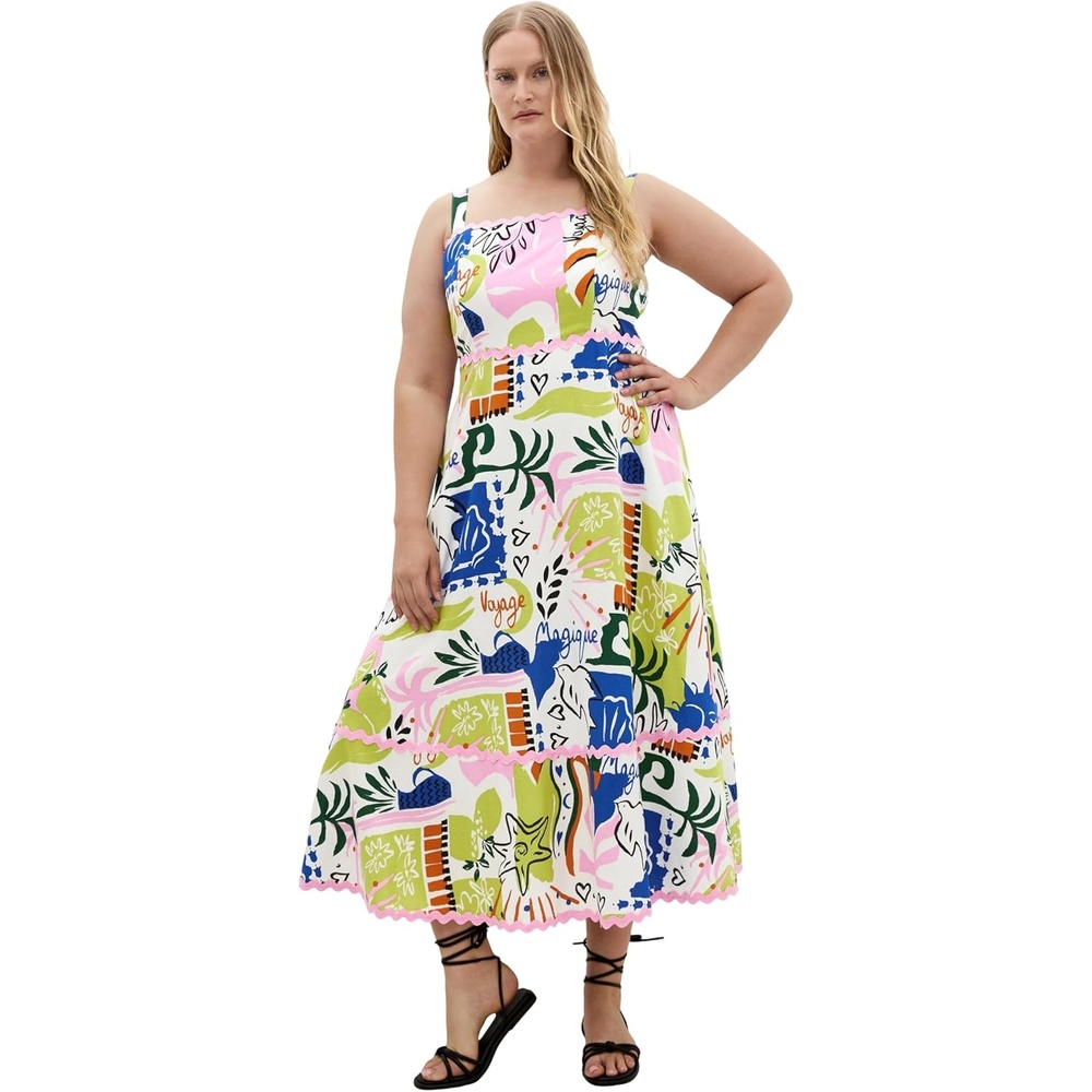 image:imageCity Chic Plus Size Dress Shani Print MaxiSummer Craze