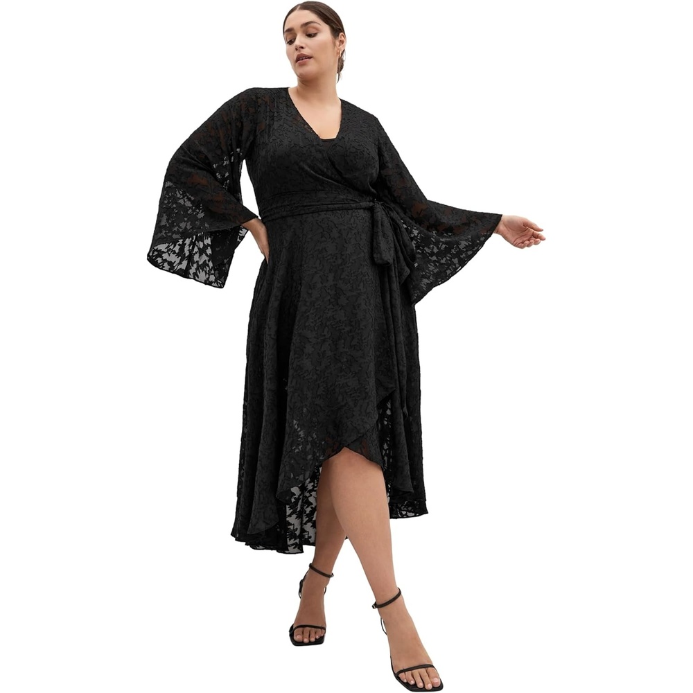 image:imageCity Chic Plus Size Dress Fleetwood Jacquard Maxi