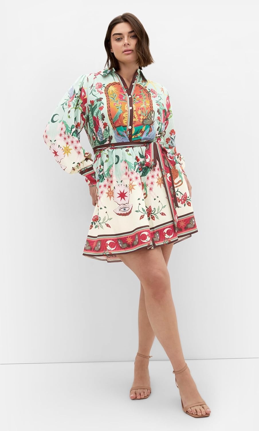 image:imageCity Chic Plus Size Dress Ezra Dreamscape Print MiniHero Dreamscape