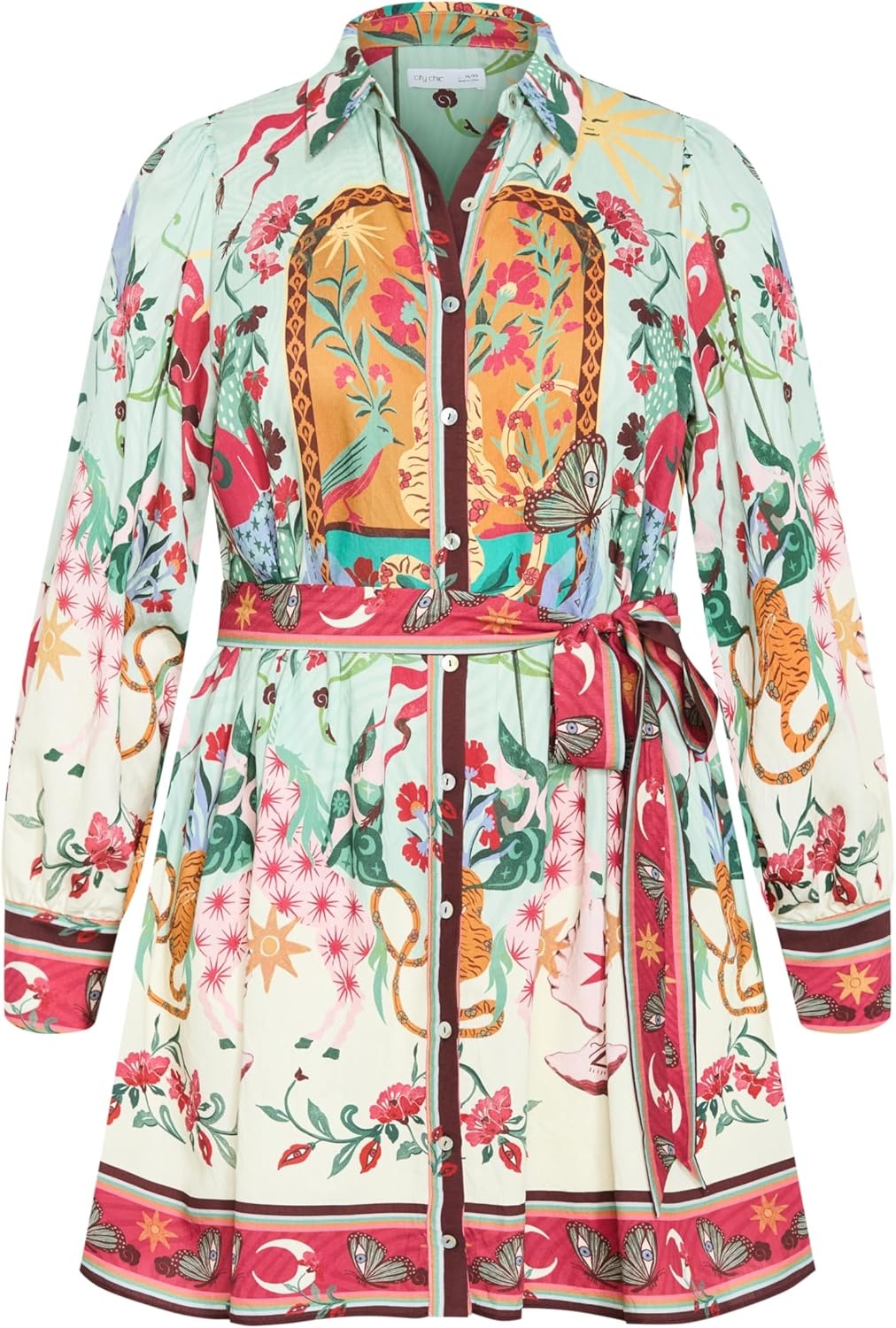 image:imageCity Chic Plus Size Dress Ezra Dreamscape Print MiniHero Dreamscape