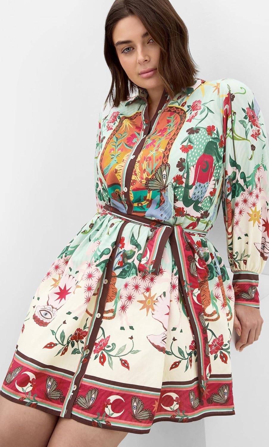 image:imageCity Chic Plus Size Dress Ezra Dreamscape Print MiniHero Dreamscape