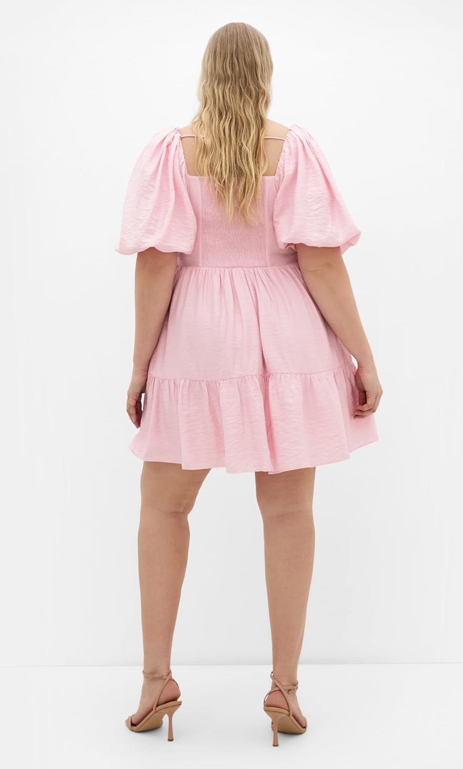 image:imageCity Chic Plus Size Dress Mindy Babydoll MiniHeavenly Pink