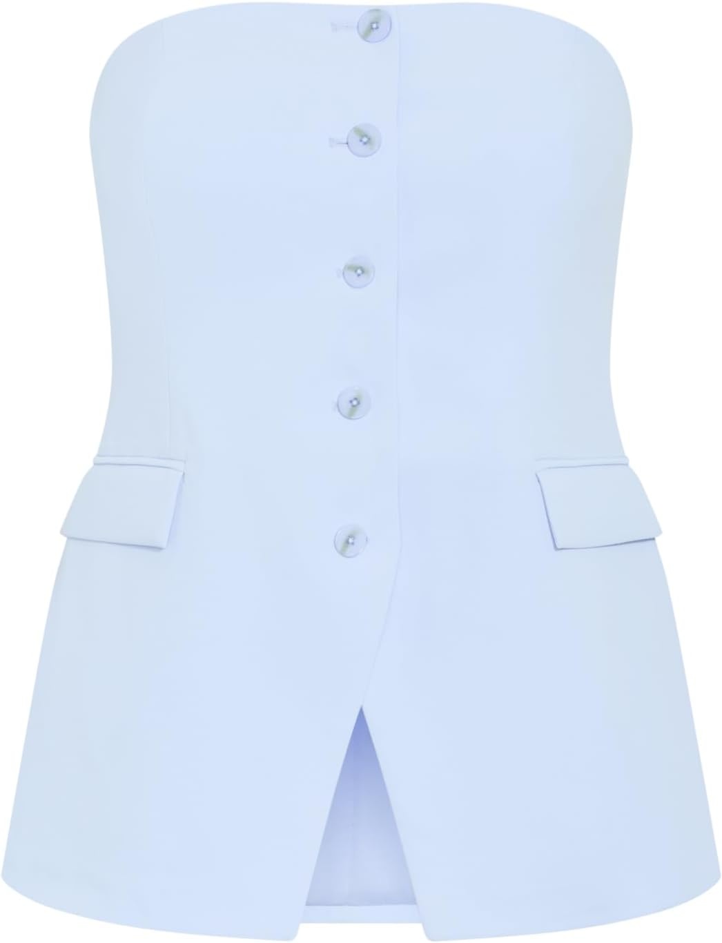 image:imageCity Chic Plus Size Bustier Holly StraplessSky Blue