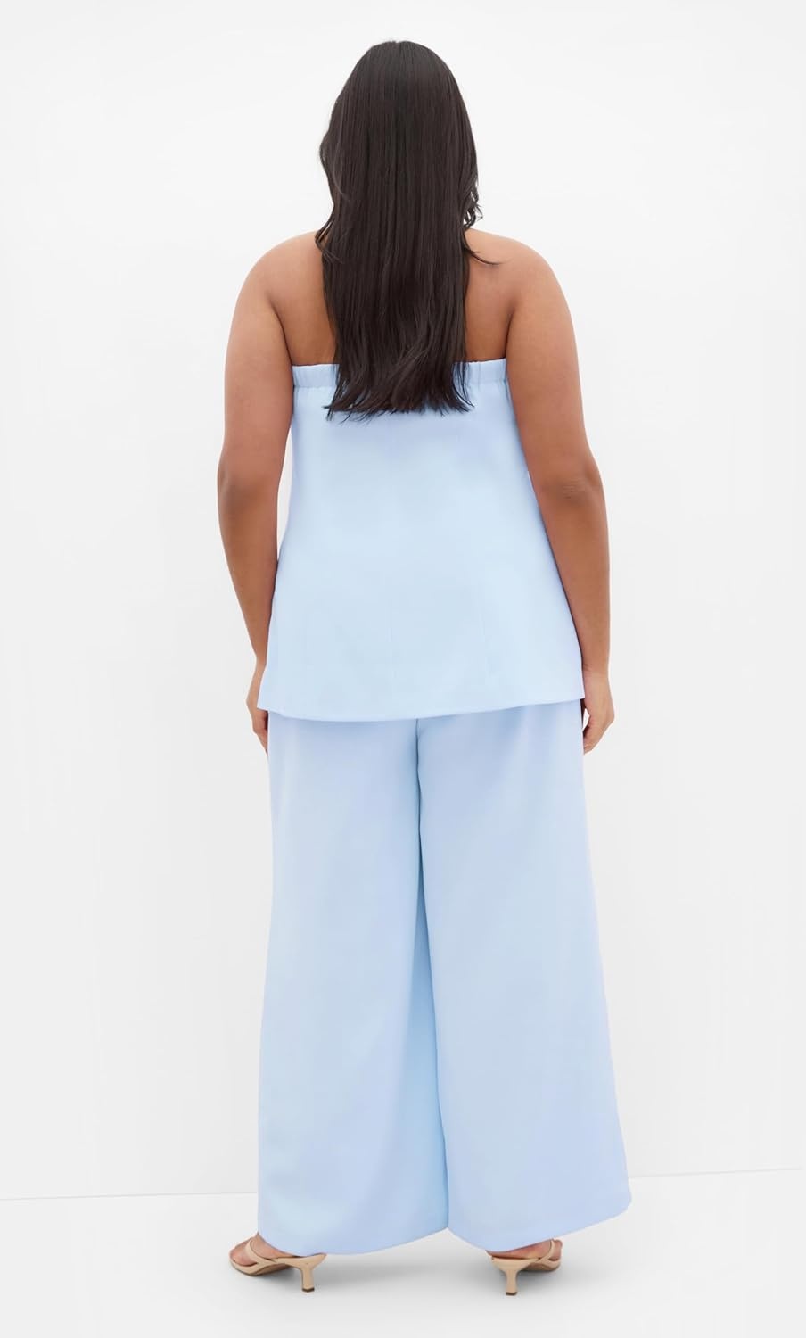 image:imageCity Chic Plus Size Bustier Holly StraplessSky Blue