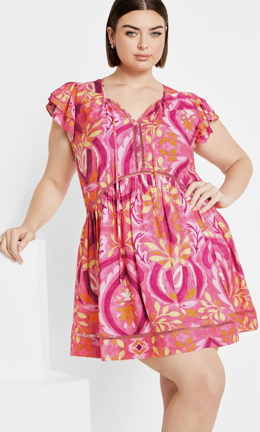 image:imageCity Chic Plus Size Dress Dallas Print14 Plus