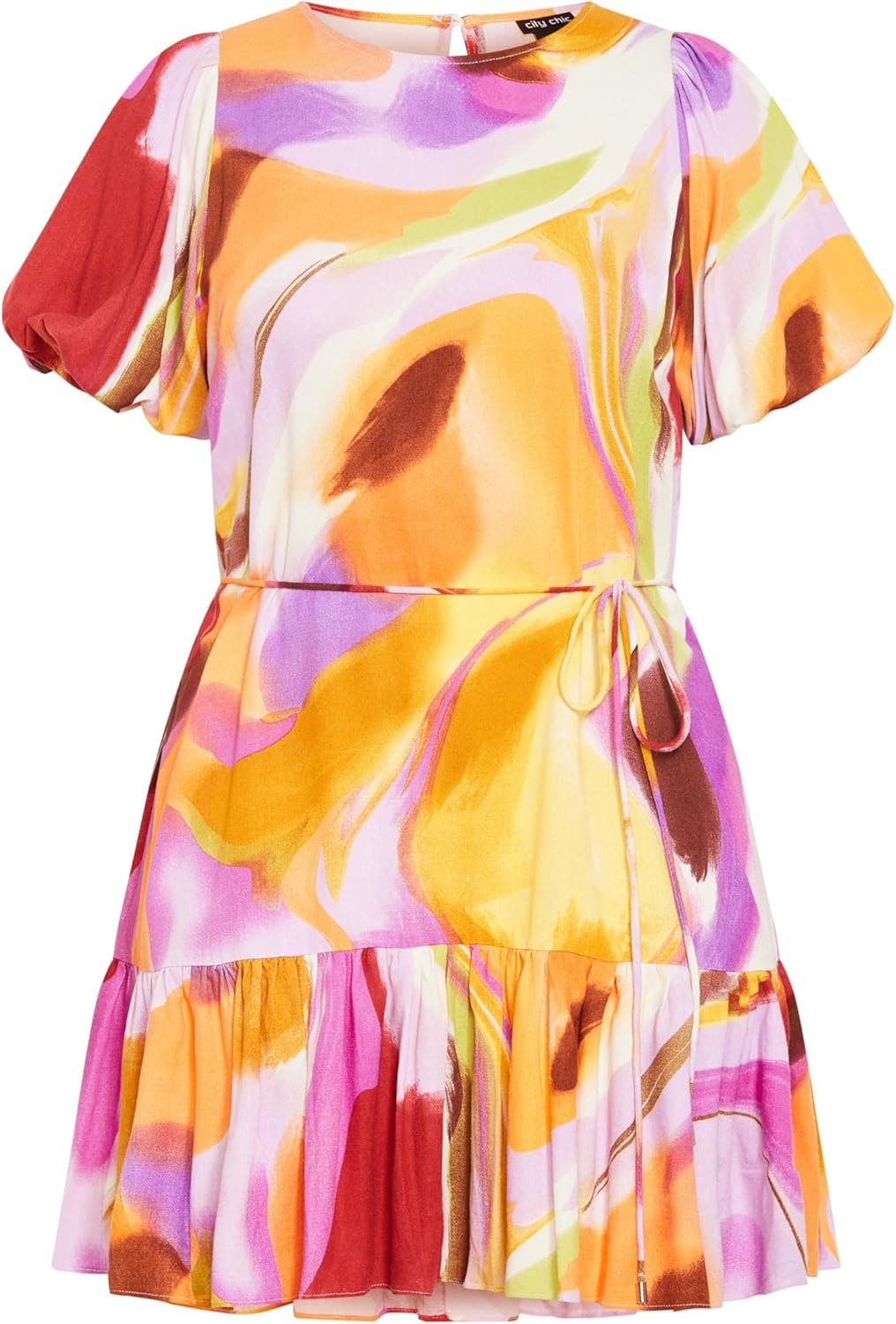 image:imageCity Chic Plus Size Dress Esme PrintSummer Swirl