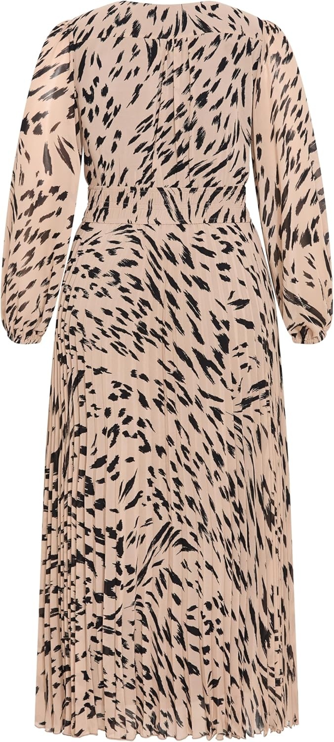 image:imageCity Chic Plus Size Dress Georgina Animal PrintAbstract Leopard