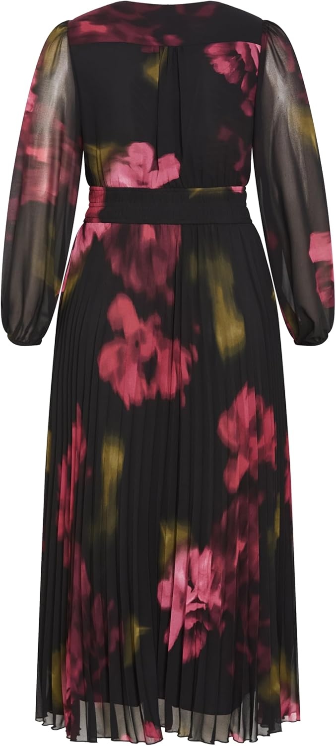 image:imageCity Chic Plus Size Dress Georgina Animal PrintVivid Garden