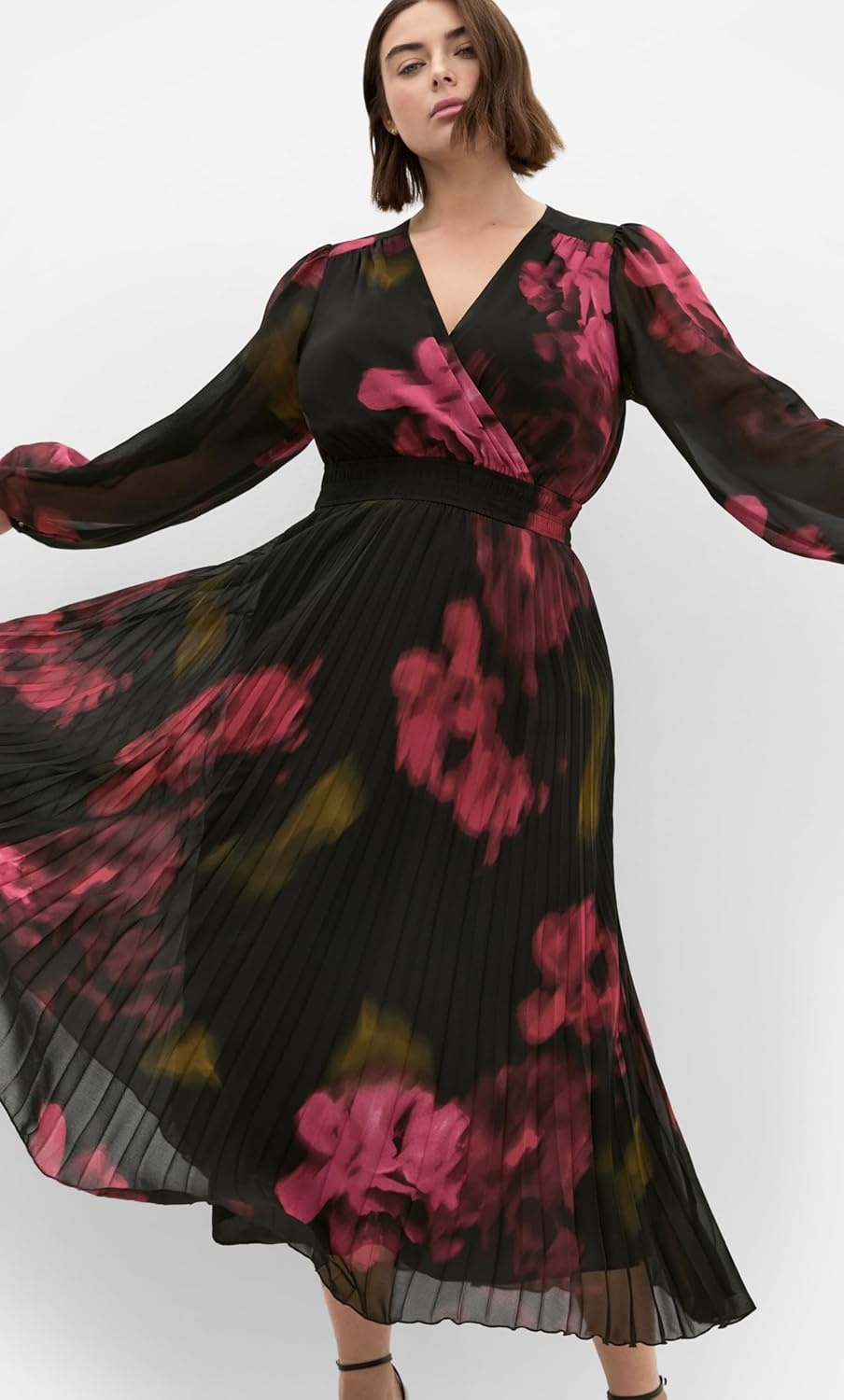 image:imageCity Chic Plus Size Dress Georgina Animal PrintVivid Garden