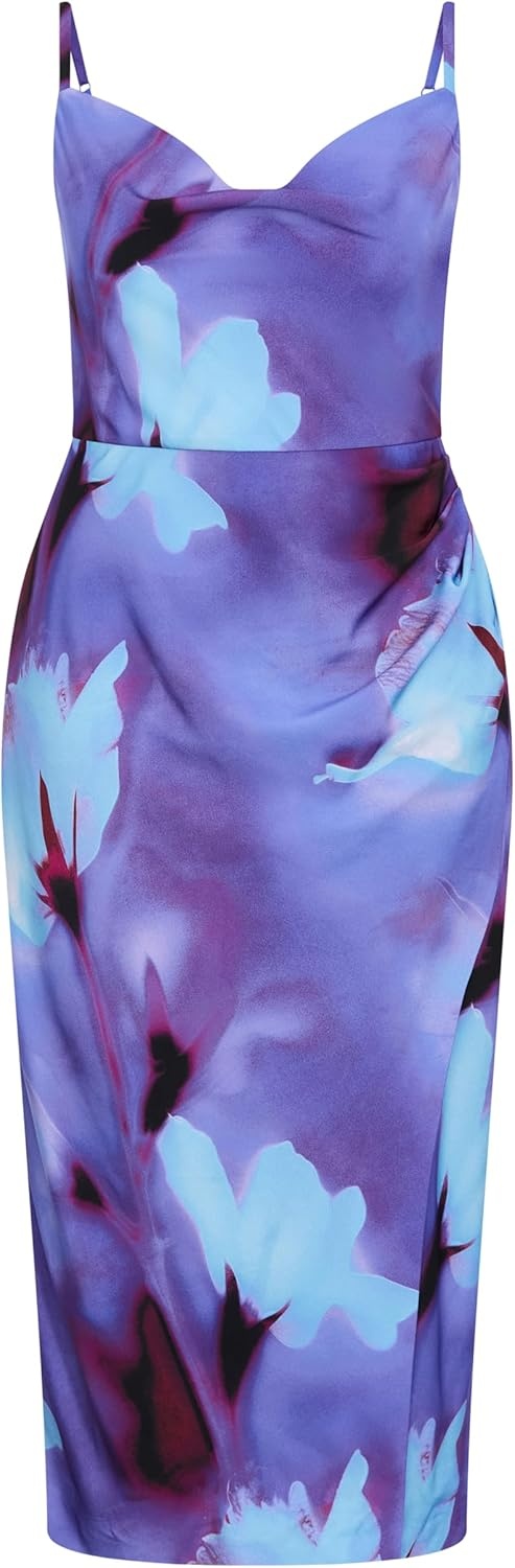 image:imageCity Chic Plus Size Dress Mariana Print MidiAzure Floral