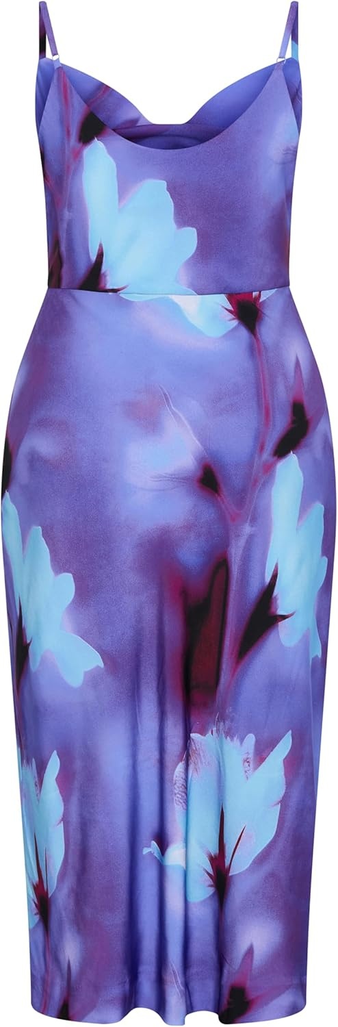 image:imageCity Chic Plus Size Dress Mariana Print MidiAzure Floral