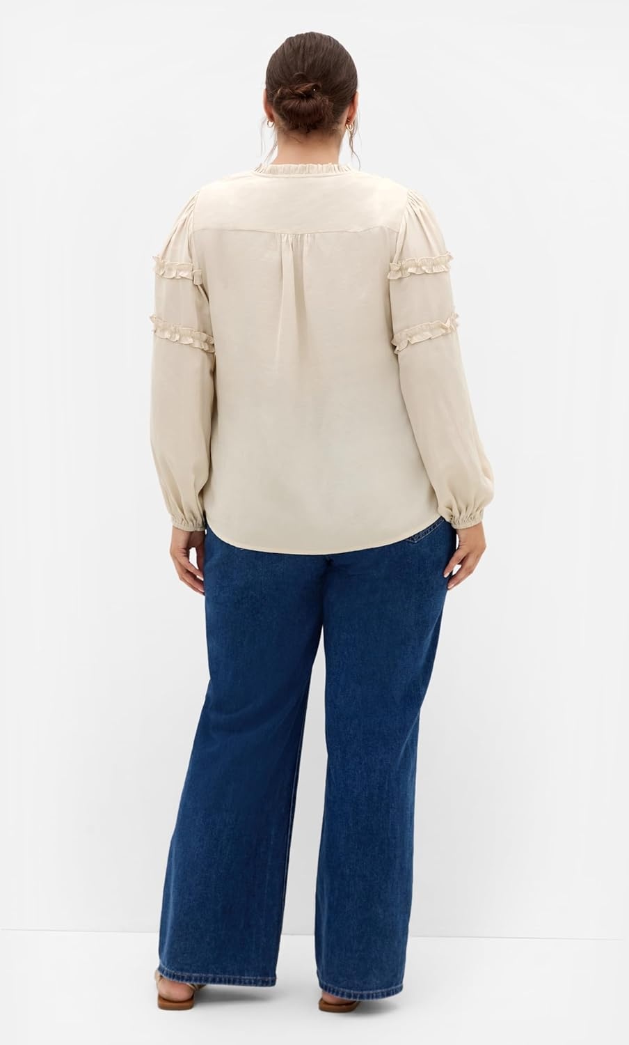 image:imageCity Chic Plus Size Shirt Drama Queen Long SleevePorcelain