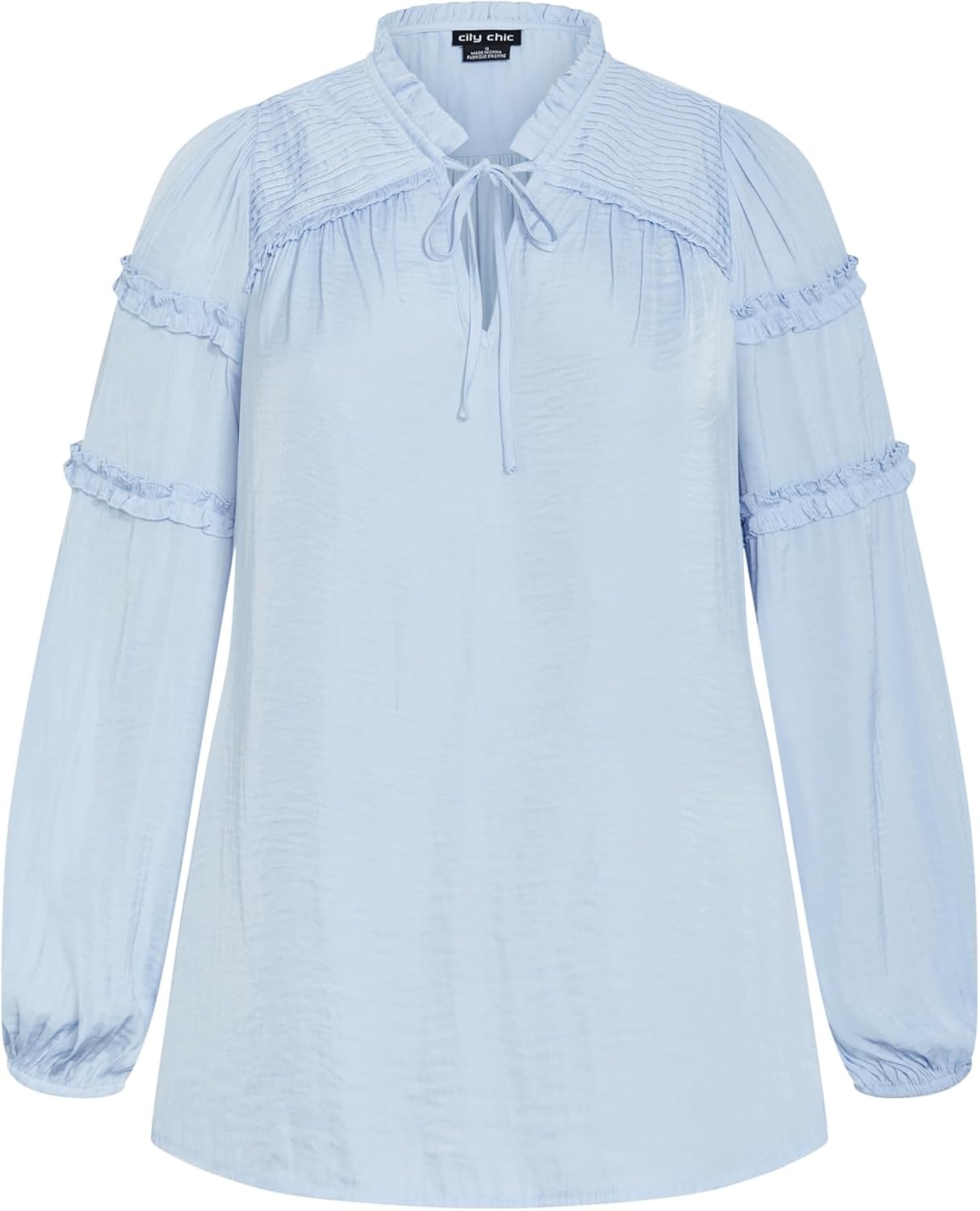 image:imageCity Chic Plus Size Shirt Drama Queen Long SleeveSky