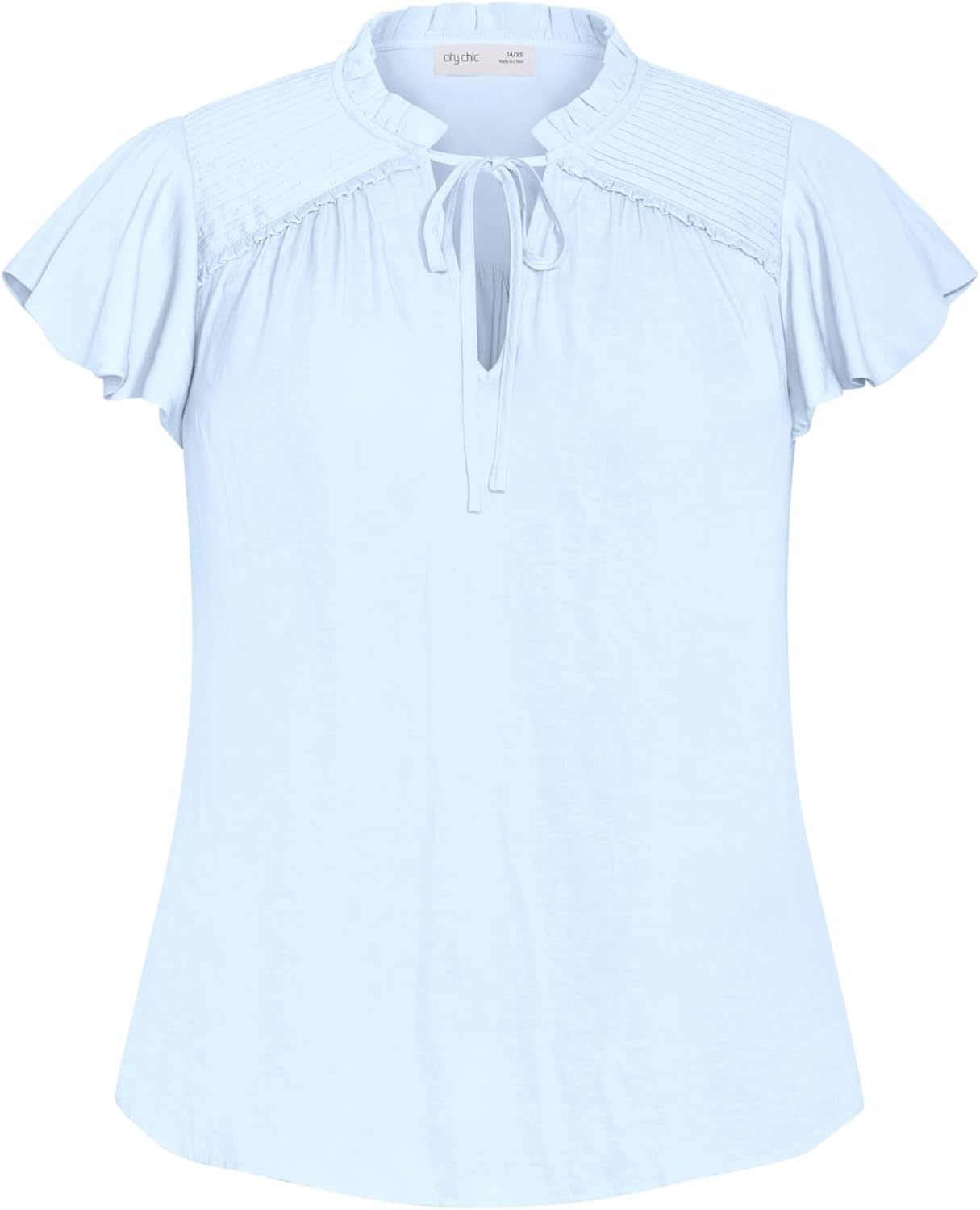 image:imageCity Chic Plus Size Shirt Drama Queen Short SleeveSky