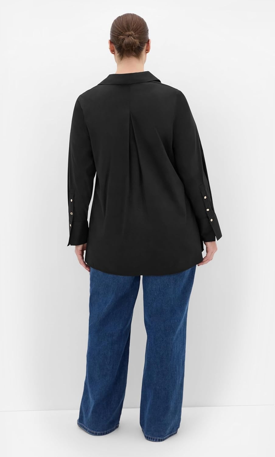 image:imageCity Chic Plus Size Shirt Elevated Long Sleeve StretchBlack