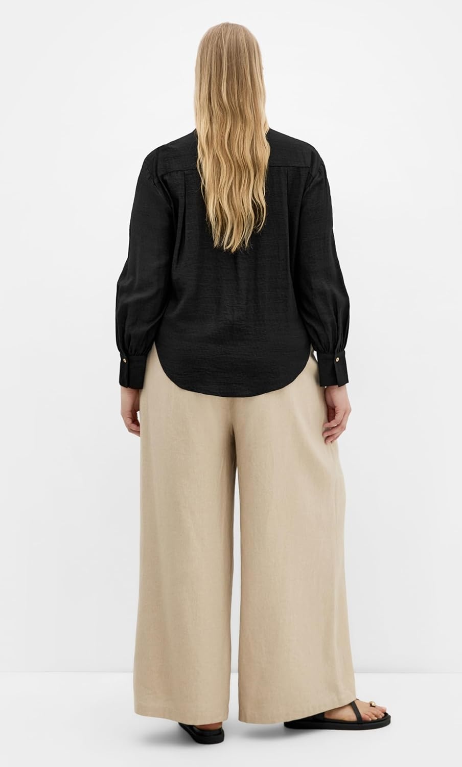 image:imageCity Chic Plus Size Shirt Rosabella Hem DetailBlack
