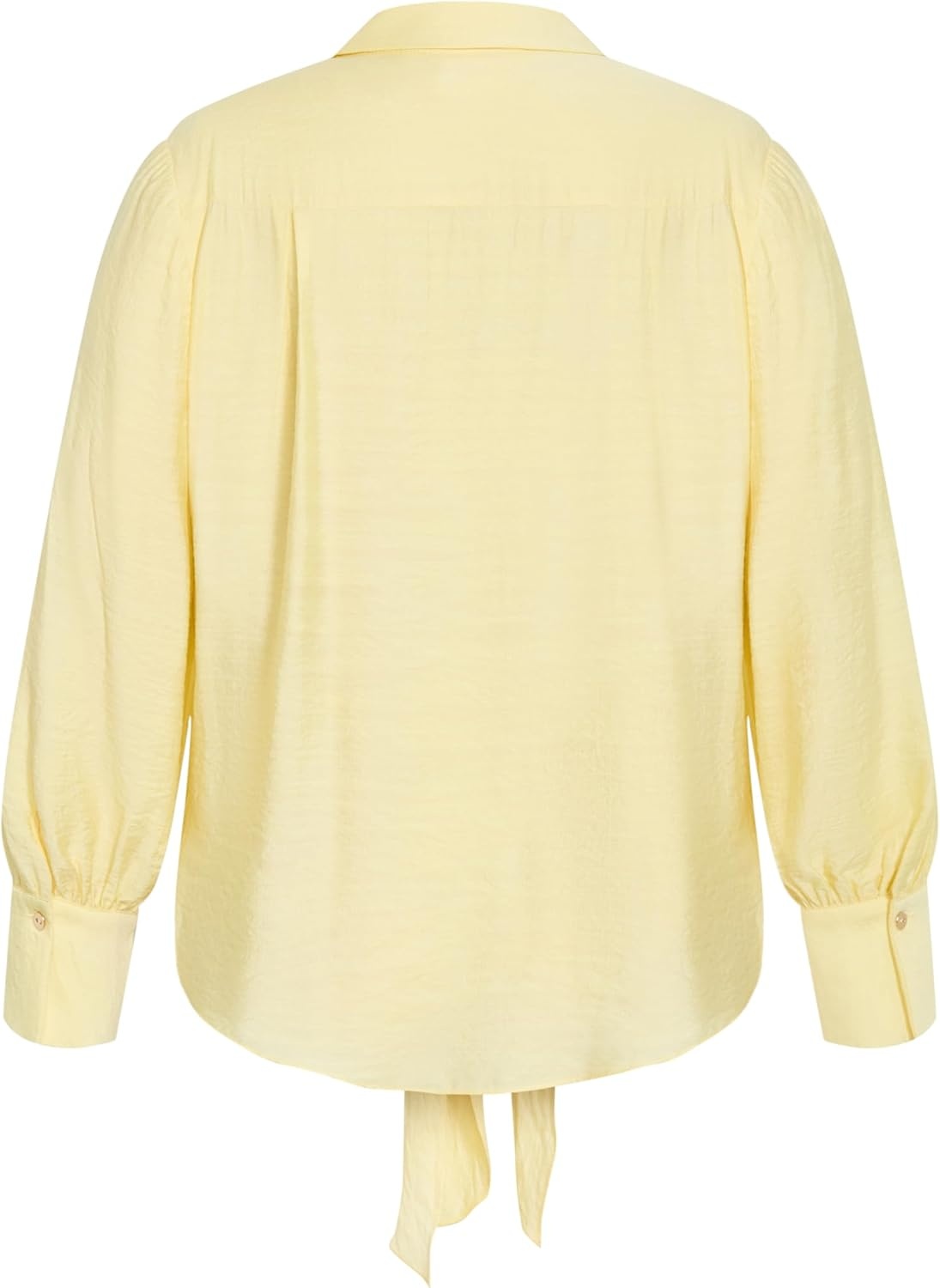 image:imageCity Chic Plus Size Shirt Rosabella Hem DetailLemon Drop
